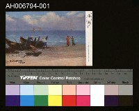 藏品(臺灣風景淡水海岸明信片)的圖片